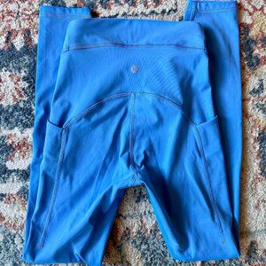 Lululemon Power Thru Hr Tight 25" Blue Nile, Size… - image 1